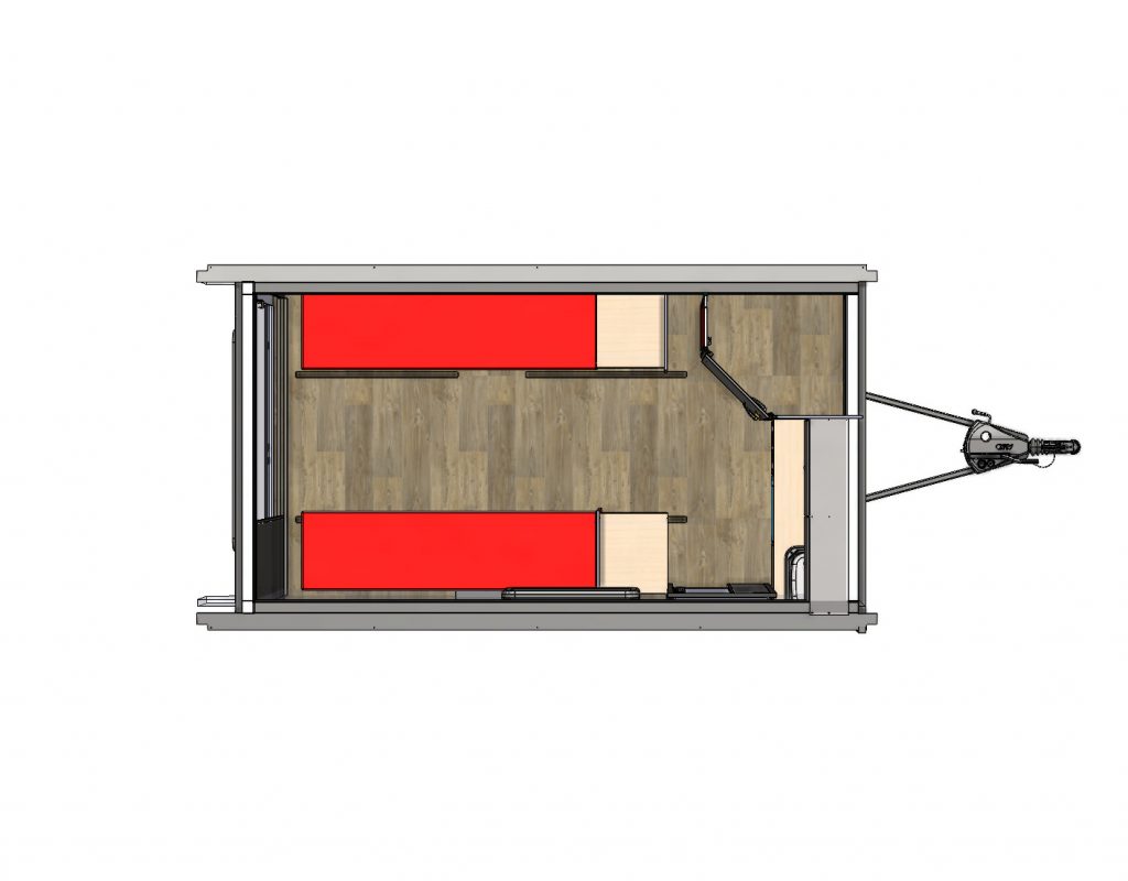 Peterwagen Forstwagen Grafik oben