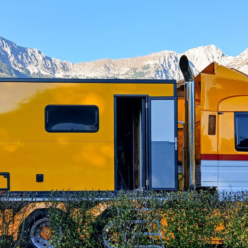 Absetzkabine orange Urlaub LR-5